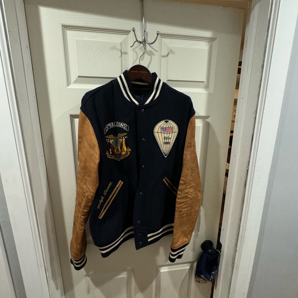 Polo letterman jacket